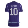 Camiseta de fútbol Messi 10 Argentina Segunda Equipación Mundial 2022 - Hombre